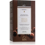 KORRES Argan Oil перманентната боя за коса с арганово масло цвят 4.0 Brown 50ml
