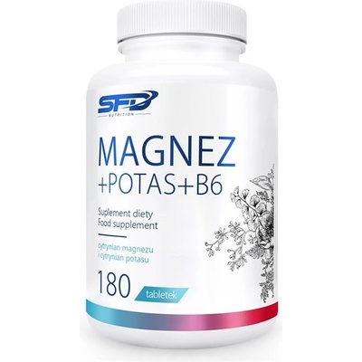 SFD Nutrition Citrát Horečnatý + B6 P-5-P 180 Tabliet