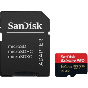 SanDisk Extreme PRO microSDXC 64GB (SDSQXCU-064G-GN6MA/214503)