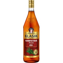 Klasik Karpatská Horká 25% 1 l (čistá fľaša)