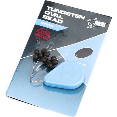 Kevin Nash Těžké korálky Tungsten Oval Beads 4mm 10ks