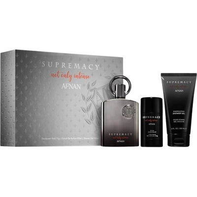 Afnan Supremacy Not Only Intense Extrait de Parfum Еxtrait De Parfum 100 ml + Shower gel 100 ml + Deo Stick 75 gr за мъже