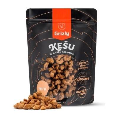 GRIZLY Kešu v slanom karameli 250 g