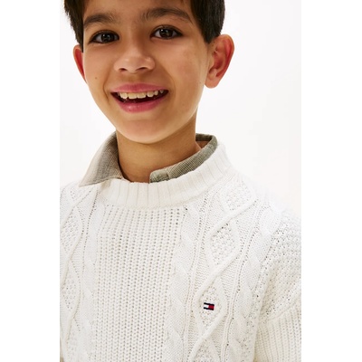 Tommy Hilfiger Детски памучен пуловер Tommy Hilfiger (KB0KB09910.9BYA)