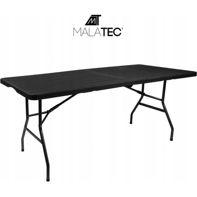 Malatec 12280 Skládací stůl 180x74 cm černý