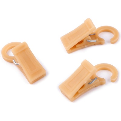 Prima-obchod Žabky na záclony plastové s háčkem, barva 5 béžová tm. – Zboží Mobilmania