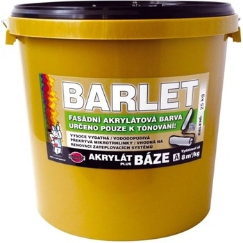 Barvy a laky Hostivař Barlet Akrylát plus V4013 bez plniva bílý 10 kg