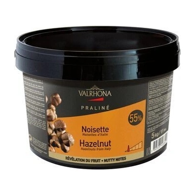Valrhona Hazelnut Fruity Praliné 55% 5kg