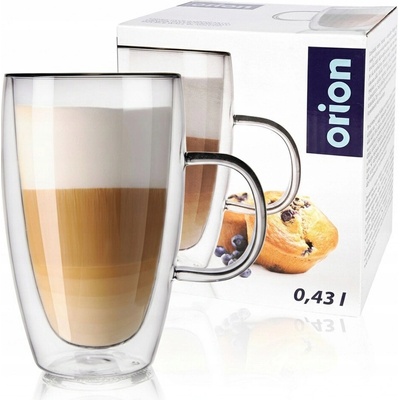 Orion Hrnek dvoustěnné sklo 300 ml