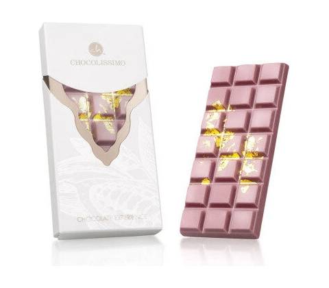 Chocolissimo Ruby čokoláda zlatá 70 g