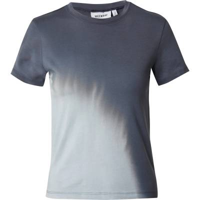 WEEKDAY Тениска 'Lean' синьо, размер M
