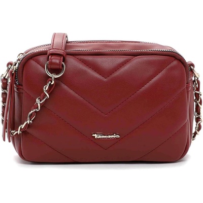 Tamaris dámská crossbody kabelka Claude tmavě červená
