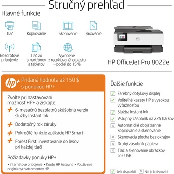 HP OfficeJet Pro 8022e 229W7B
