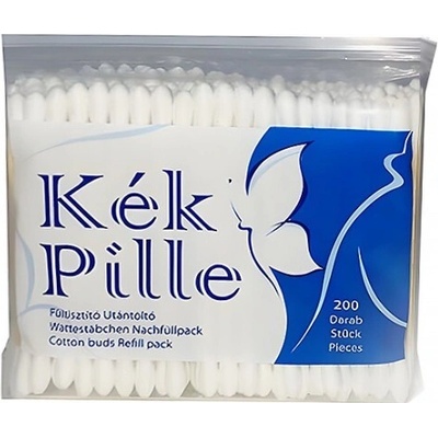 Kék Pille vatové tyčinky 200 ks