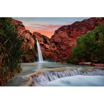 DIMEX ART Флизелинов фототапет красив водопад 375 x 250 см
