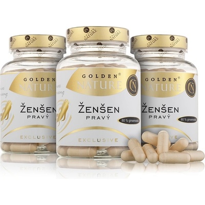 2+1 GN Exclusive Ženšen pravý 80% ginsenosidů 300 kapslí