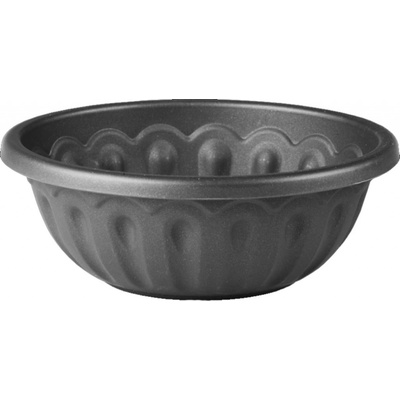 Plastia žardina Lea 18 cm antracit