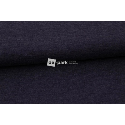 de-park Úplet 100% MERINO - Melír - tmavá modrá