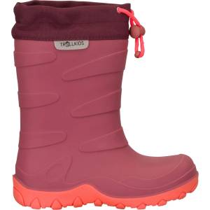 Trollkids Детски гумени ботуши Trollkids Kid's Torsvag Thermo Winter Rubber Boots Wellington boots - Frozen Berry / Deep Ruby / Pink Salmon - размер 29 (EU) (731-0307-0215)