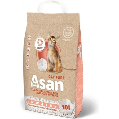 ASAN Cat Pure постелка за котки 10 л