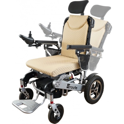Eroute 8000R Elektrický invalidný vozík s automatickým sklápaním operadla Béžová