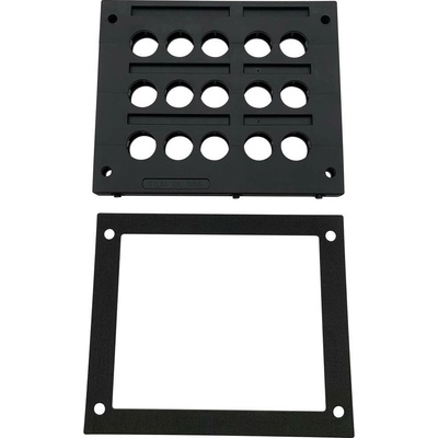 TRU COMPONENTS TC-KDL 3/15 lišta pro zavádění kabelů Průměr svorky (max.) 16 mm PA černá 1 ks