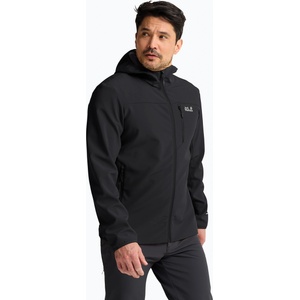 Jack Wolfskin Мъжко ветроустойчиво яке Jack Wolfskin Wild Winds Hooded black