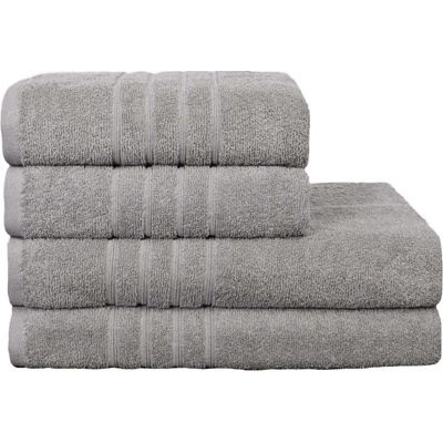 Finer Bavlněný ručník a osuška Finer šedá 50 x 95 cm šedá