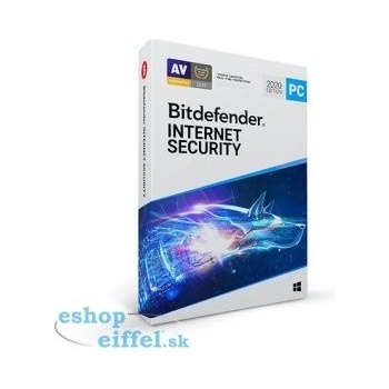 Bitdefender Internet Security 2020 3 lic. 24 mes.