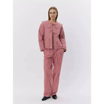Sofie Schnoor Бяло и червено карирано дамско яке Sofie Schnoor Sofie Schnoor | Cherven | ЖЕНИ | S
