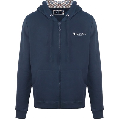 Aquascutum Суичър Aquascutum Men's Zip Hood Sweat Zip Hoodie - Navy