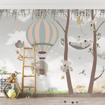 Decono Детски Фототапет Слонче и Коала