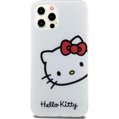 Hello Kitty IML Head Logo iPhone 12/12 Pro bílé