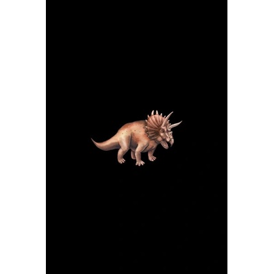 Látka funkčná teplákovina PANEL L 40x60 dino triceratops