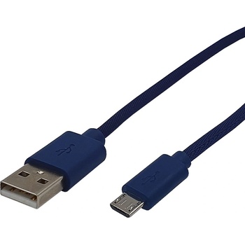 MKF USB12DB USB/micro USB, 1,2m, modrý