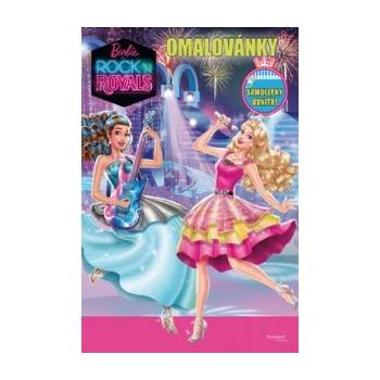 Barbie RocknRoyals - Omalovánky: Filmový príbeh s omalovánkami - Mattel