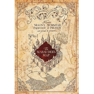 Abysse Corp Plagát Harry Potter - Mapa záškodníkov 91,5 x 61 cm