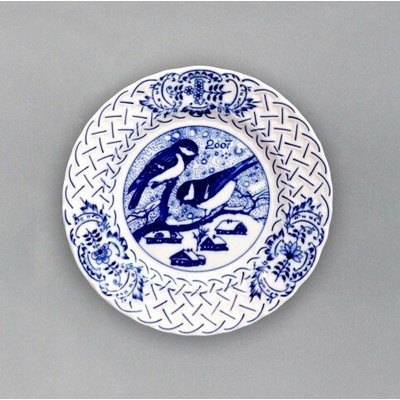 Cibulák Tanier Výročný 2007 reliéfny závesný 18cm Originálny Český Porcelán Dubí