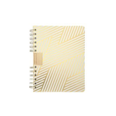 Sentio Бележник със спирала А5 80л Gold