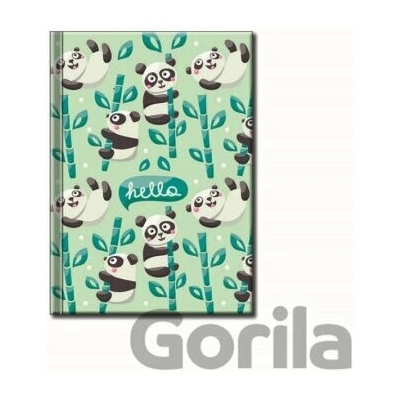 Notes Spektrum grafik Mini Panda linajkovaný