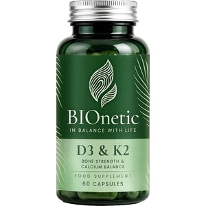 BIOnetic D3 & K2, 60 капсули, BIOnetic