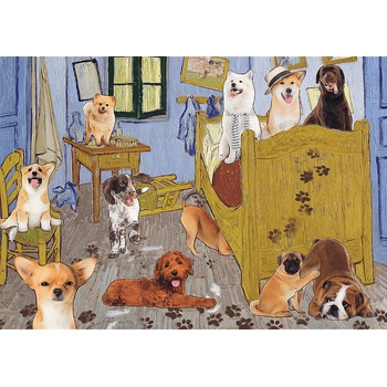 Trefl - Puzzle Vincent's Bedroom - Puppy Revolution - 500 piese