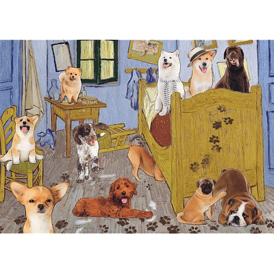 Trefl - Puzzle Vincent's Bedroom - Puppy Revolution - 500 piese