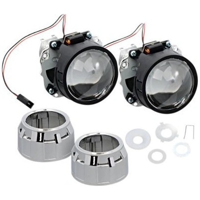 Биксенон лупи за вграждане 2.5" с кръгли капачки