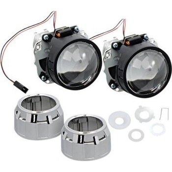 Биксенон лупи за вграждане 2.5" с кръгли капачки