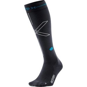 STOX Energy Socks Мъжки спортни чорапи STOX Energy Socks Recovery Socks Sports socks - Charcoal / Bright Blue - размер 43-47 (EU) (207-2107-0112)