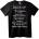 NOONEBRAND Рапсодия на Огъня Списък на Песните Т-шърт - 2XL, Black