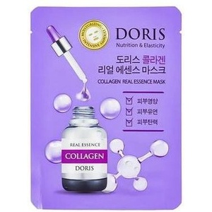 Jigott Doris Collagen Real Essence Mask - Хидратираща маска тип лист 1бр. /25мл