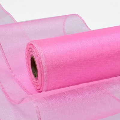 Storex Organza dekorační 43562/5152 neonově růžová, šíře 12cm, návin 9m