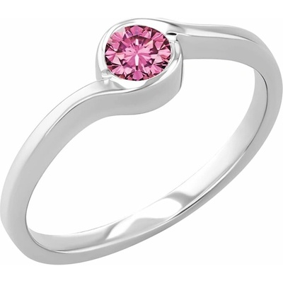 Eppi Zásnubní prsten s růžovým safírem Girija R35652